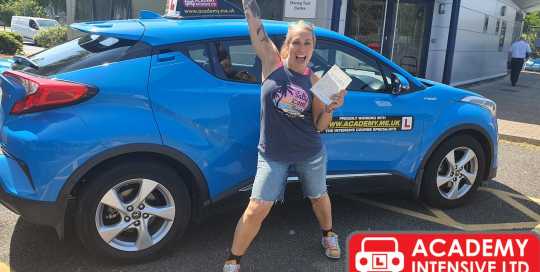 Neola passed first time!